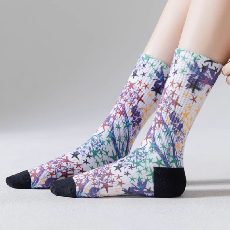 3D na teknolohiya sa pag -print para sa mga medyas ng tagsibol at tag -init, mahabang medyas ng kalalakihan, mga midsoles ng kababaihan, European at American Street Sports, Cotton Socks ng Mga Mag -asawa, Graffiti Trendy Socks 3D na teknolohiya sa pag -print para sa mga medyas ng tagsibol at tag -init, mahabang medyas ng kalalakihan, mga midsoles ng kababaihan, European at American Street Sports, Cotton Socks ng Mga Mag -asawa, Graffiti Trendy Socks
