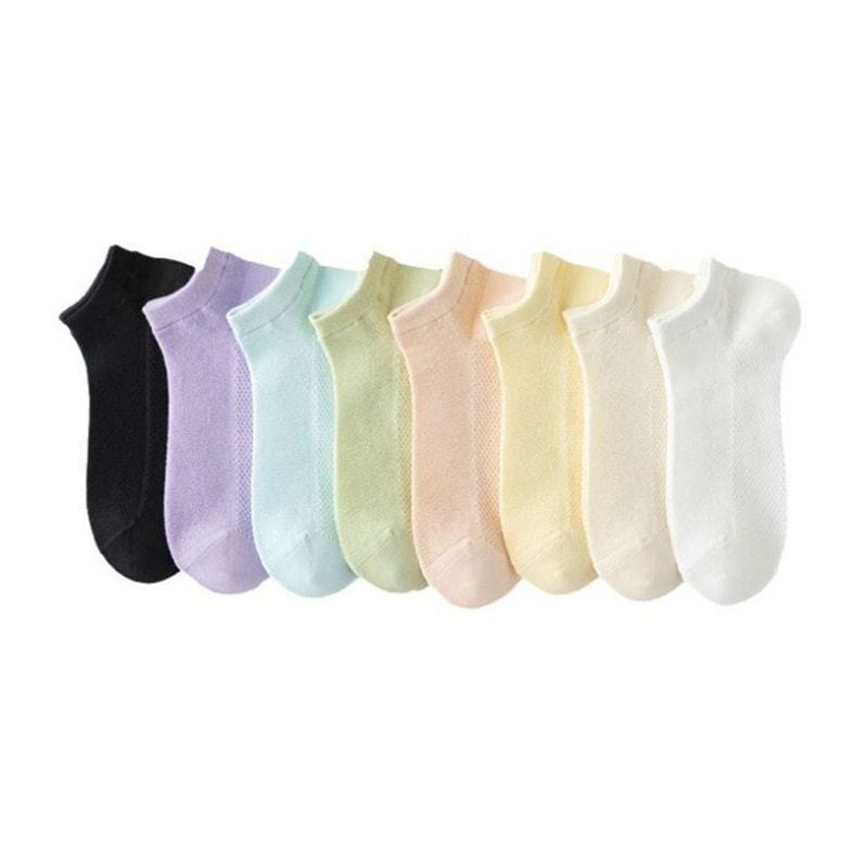 Long Velvet Cotton Socks Para sa Mga Babae, Mesh Breathable Short Socks Long Velvet Cotton Socks Para sa Mga Babae, Mesh Breathable Short Socks