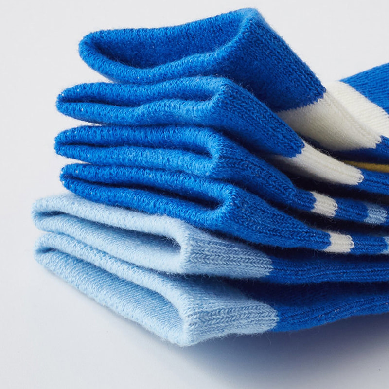 Mga medyas ng mga bata Klein Blue Letter Men's Cotton Socks College Style Breathable Mid Tube Socks Mga medyas ng mga bata Klein Blue Letter Men's Cotton Socks College Style Breathable Mid Tube Socks